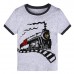 Cm-Kid Toddler Boys T-Shirts 2 Pack Excavator Graphic Tops