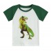 Cm-Kid Toddler Boy Short Sleeve Dinosuar T-Shirts Summer 2-Pack Tops
