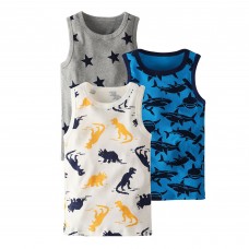 Cm-Kid Boy Dinosaur Top Tank 3Pks Tee