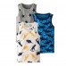Cm-Kid Boy Dinosaur Top Tank 3Pks Tee