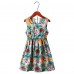 CM-Kid Girls Dresses Party Summer Sundresses Beach Clothes