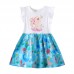 CM-Kid Girls Easter Bunny Print Dress Casual Outfit
