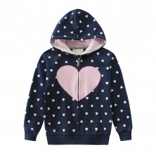 CM-Kid Toddler Girls Long Sleeve Sweatshirts Hoodie Zip Hooded Jacket