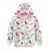 CM-Kid Toddler Girls Dinosaur Hoodies Cotton Sweatshirts Casual Zip Up Cotton Jacket 2-7t