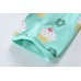POPTEM Toddler Pajamas Girls Cupcake Pjs Short Sleeve Cotton Sleepwear Sets 2-Pieces Mint Green 
