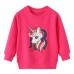 CM-Kid Toddler Girls Unicorn Sweatshirts Cotton Pullover Tops