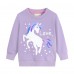 CM-Kid Toddler Girls Sweatshirt Long Sleeve Shirt Unicorn Crewneck Tops