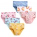 CM-Kid Girl's Underwear Soft Cotton Birefs 6-Pack Cartoon Underpants for Little Girl