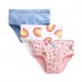 CM-Kid Girl's Underwear Soft Cotton Birefs 6-Pack Cartoon Underpants for Little Girl