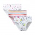 CM-Kid Girl Birefs 6-Pack Soft Underwear Cute Cartoon Underpant