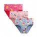 CM-Kid Girl Birefs 6-Pack Soft Underwear Cute Cartoon Underpant