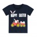 CM-Kid Toddler Boys Easter T-Shirts Rabbit Print Tops