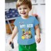 CM-Kid Toddler Boys Summer T-Shirts Egg Bunny Tops