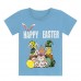 CM-Kid Toddler Boys Summer T-Shirts Egg Bunny Tops