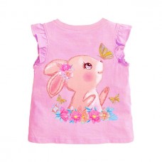 CM-Kid Toddler Girls Easter T Shirt Rabbit Print Tops Tees