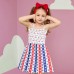 CM-Kid July 4th Toddler Dresses USA American Flag Sundresses for Girls CM-Kid July 4th Toddler Dresses USA American Flag Sundresses for Girls