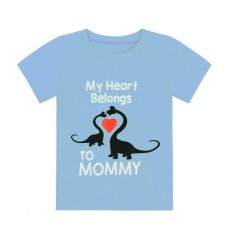 CM-Kid Toddler Boys Dinosaur Happy Mothers day T-Shirts Dinosaur Top Tee