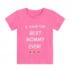 CM-Kid Toddler Girls T-Shirts Happy Mothers day Heart Printed Top Tee