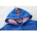 CM-Kid Toddler Boys Hoodies Front Zip-up Dinosaur Hooded Sweatshirts