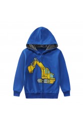 CM-Kid Toddler Boys Long Sleeve Hoodies Sweatshirt Zip Up Jacket