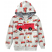 CM-Kid Little Boys Truck Sweatshirt Long Sleeve Zip-up Casual Hooded Zipper Outdoor Hoodies Jacket 2-7t
