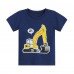 CM-kid Boys Toddlers Cotton Tee Short Sleeve Shirts