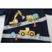 CM-Kid Toddler Boys T-shirt Digger Print Tops