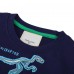 CM-Kid Toddler Boys Dinosaur Shirts Luminous Cotton Summer Tops For Kids