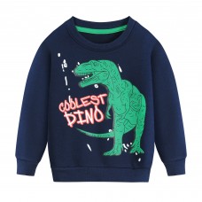 CM-Kid Toddler Boys Long Sleeve Sweatshirt Pullover Casual Cotton Tops