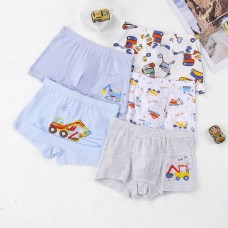 CM-Kid Toddler Boy Dinosaur Underwear Cotton Underpants 5 Pack Boxer Briefs