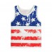 CM-Kid Toddler Boys Sleeveless Tees 4th Of July Patriotic T Shirts Tops