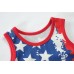 CM-Kid Toddler Boys Tank Top 4th Of July USA Flag 100% Cotton Tee Shirts