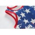 CM-Kid Toddler Boys Tank Top 4th Of July USA Flag 100% Cotton Tee Shirts