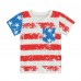 CM-Kid Toddler Boys 4th of July T Shirts American Flag Short Sleeve Summer Tops