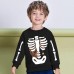 CM-Kid Toddler Boys Sweatshirts Halloween Skeleton Glow in The Dark T-Shirt CM-Kid Toddler Boys Sweatshirts Halloween Skeleton Glow in The Dark T-Shirt