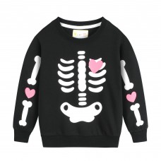 CM-Kid Toddler Boys Halloween Sweatshirts Glow in The Dark Pullover Tops