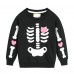 CM-Kid Toddler Boys Halloween Sweatshirts Glow in The Dark Pullover Tops