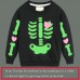 CM-Kid Toddler Boys Halloween Sweatshirts Glow in The Dark Pullover Tops