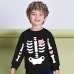 CM-Kid Toddler Boys Halloween Sweatshirts Glow in The Dark Pullover Tops