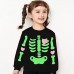 CM-Kid Toddler Boys Halloween Sweatshirts Glow in The Dark Pullover Tops