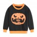 CM-Kid Toddler Boys Sweatshirt Halloween Pumpkin Pullover Tees