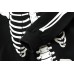 CM-Kid Boys Pullover Hoodie Skeleton Sweatshirt Long Sleeve Hooded Shirts