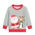 CM-Kid Toddler Boys Sweatshirt Christmas Santa Pullover Shirts Tops
