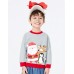CM-Kid Toddler Boys Sweatshirt Christmas Santa Pullover Shirts Tops