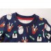 CM-Kid Toddler Boys Santa Sweatshirts Christmas Snow Crewneck Tops