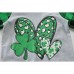 CM-Kid Girl Saint Patrick's Day Irish Shamrock Pullover Sweatshirt Long Sleeve Tees