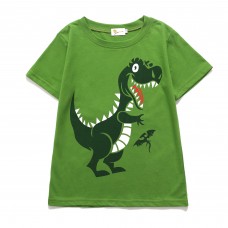 CM-Kid Toddler Boys Graphic T-Shirts Short Sleeve Summer Tops Cotton Shirts