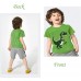 CM-Kid Toddler Boys Graphic T-Shirts Short Sleeve Summer Tops Cotton Shirts