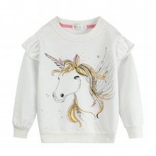 CM-Kid Toddler Girls Tops Tees Unicorn Sweatshirt Pullover