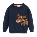 CM-Kid Toddler Boys Sweatshirts Long Sleeve Christmas Reindeer Tops Tees